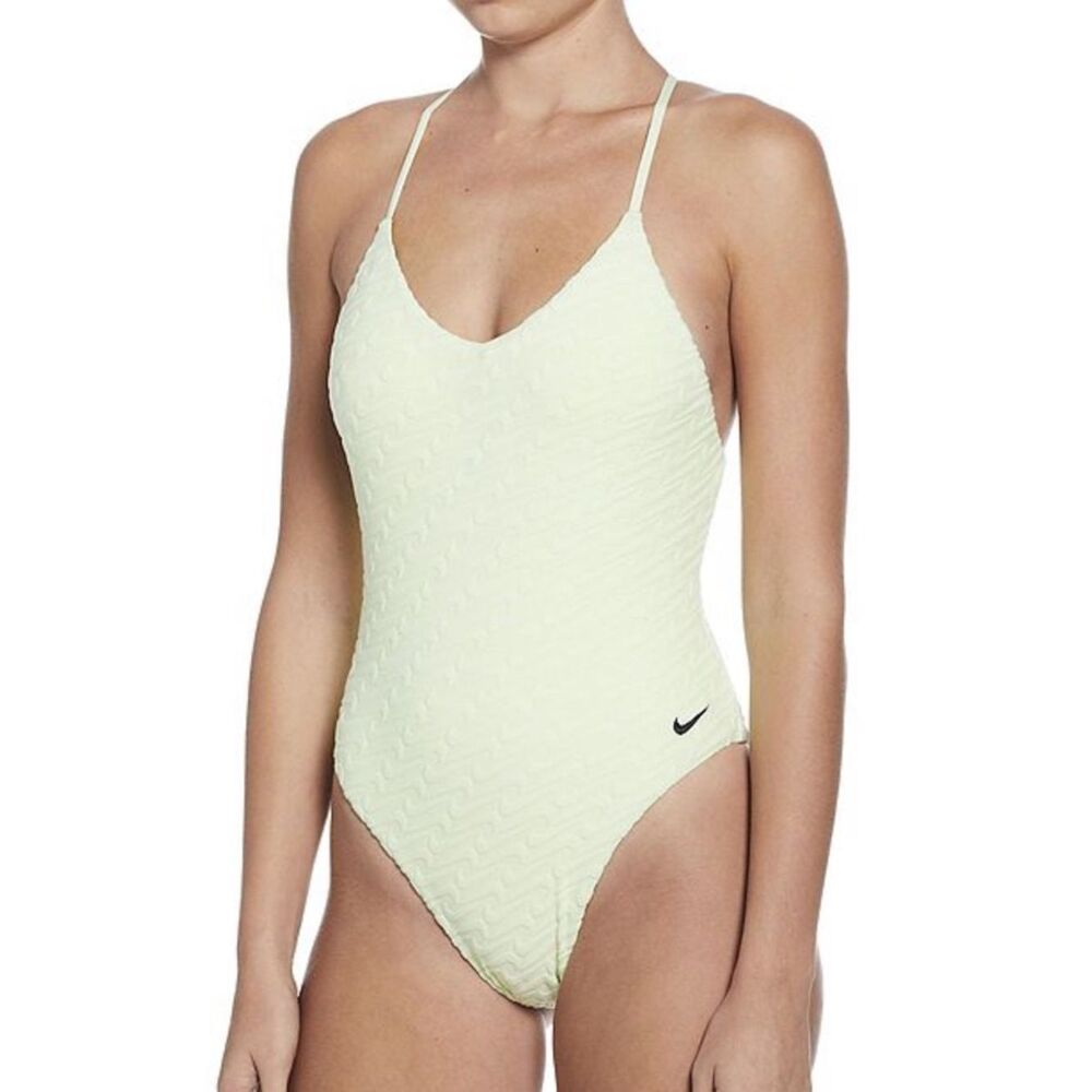 Nike Swoosh Link Y-back One-Piece Swimsuit-Size XL